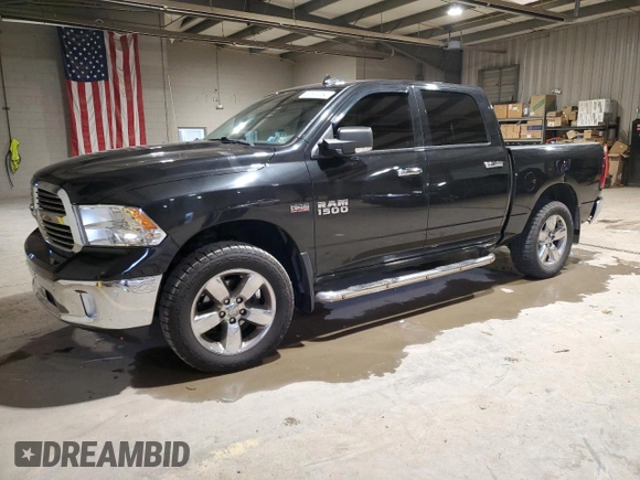 2018 Ram 1500 Big Horn with VIN 3C6RR7LT0JG154482, listed as a Copart auction lot 81870254 with 112,406 mi miles and Salvage title. Bid and sale history available at DreamBid. Image 1.