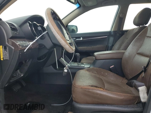 2012 Kia Sorento EX with VIN 5XYKU4A20CG291439, listed as a Copart auction lot 43806635 with 0 mi miles and Salvage Title. Bid and sale history available at carsss.com. Image 7.