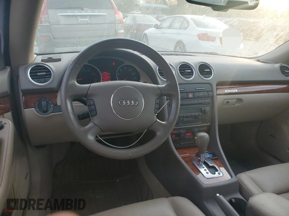 2005 Audi A4 3.0L with VIN WAUDT48H25K023878, listed as a Copart auction lot 75450864 with 39,926 mi miles and Salvage Title. Bid and sale history available at carsss.com. Image 8.