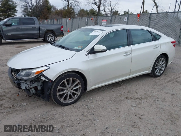 2014 Toyota Avalon Limited with VIN 4T1BK1EB8EU081201, listed as a IAAI auction lot 41624523 with 196,217 mi miles. Bid and sale history available at carsss.com. Image 2.
