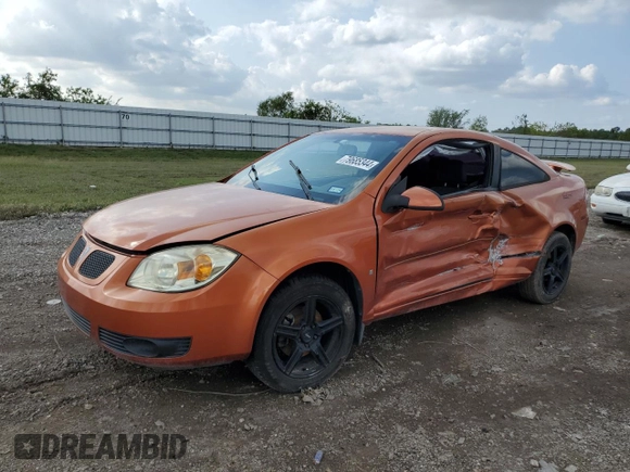 2007 Pontiac G5 with VIN 1G2AL18F077154692, listed as a Copart auction lot 79685344 with 0 mi miles and Salvage Title. Bid and sale history available at carsss.com. Image 1.