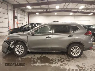 2019 Nissan Rogue SV with VIN KNMAT2MV6KP555655, listed as a IAAI auction lot 41572908 with 80,030 mi miles and . Bid and sale history available at carsss.com. Image 15.