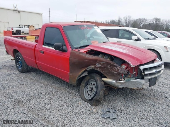 2000 Ford Ranger XL with VIN 1FTYR10C7YTA56021, listed as a IAAI auction lot 41545907 with 319,850 mi miles. Bid and sale history available at carsss.com. Image 1.