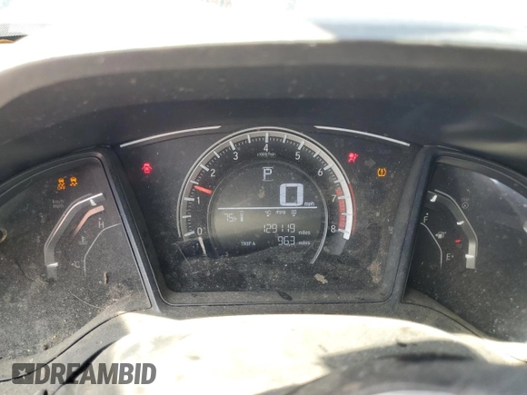 2017 Honda Civic LX with VIN 19XFC2F57HE222022, listed as a Copart auction lot 59983835 with 129,119 mi miles and Salvage title. Bid and sale history available at DreamBid. Image 9.