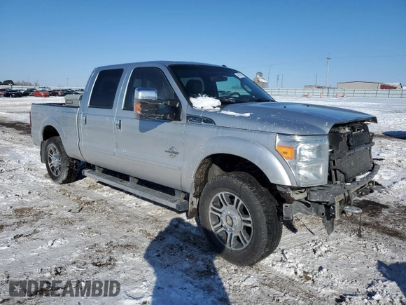 2015 Ford F-250 Lariat with VIN 1FT7W2BT1FED53780, listed as a Copart auction lot 44793675 with 380,408 mi miles and Salvage title. Bid and sale history available at DreamBid. Image 4.