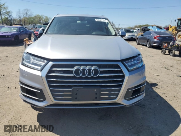 2017 Audi Q7 Premium Plus with VIN WA1LAAF78HD003215, listed as a Copart auction lot 53529185 with 96,960 mi miles and Clean Title. Bid and sale history available at carsss.com. Image 5.