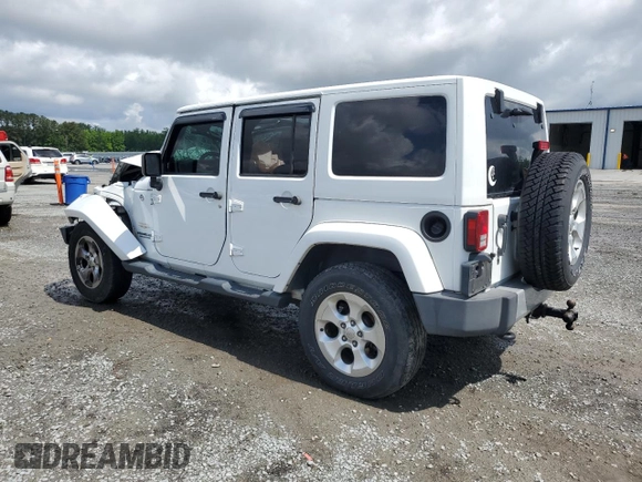 2013 Jeep Wrangler Unlimited Sahara with VIN 1C4HJWEG1DL516784, listed as a Copart auction lot 56382805 with 205,874 mi miles and Salvage title. Bid and sale history available at DreamBid. Image 2.