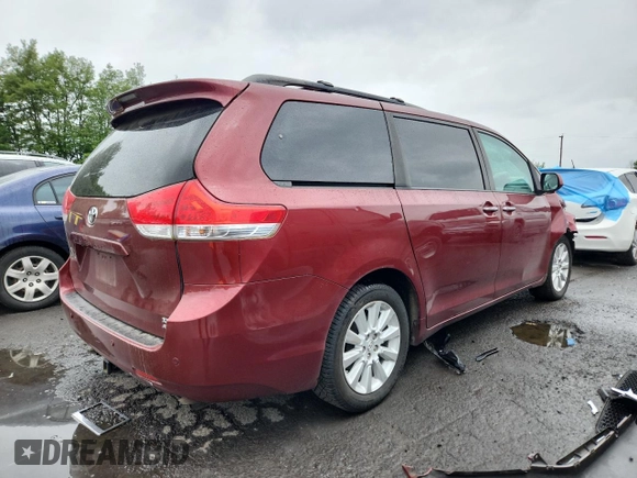 2014 Toyota Sienna Limited with VIN 5TDDK3DC3ES072056, listed as a Copart auction lot 58767595 with 85,845 mi miles and Salvage title. Bid and sale history available at DreamBid. Image 3.