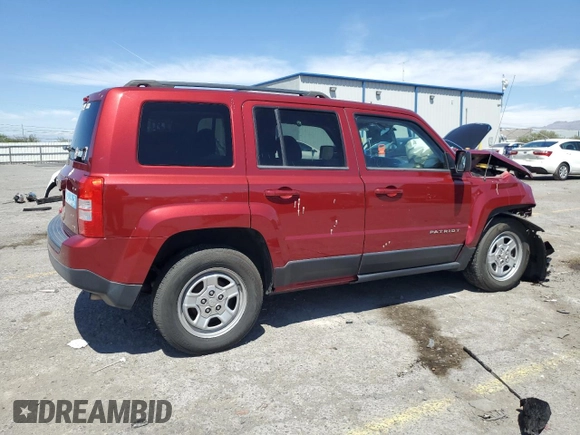 2014 Jeep Patriot Sport z VIN 1C4NJPBB2ED881049, wystawiony jako Copart lot #57363385 z przebiegiem 169 405 mil mil oraz Szkoda całkowita • Salvage title. Historia ofert i sprzedaży dostępna na DreamBid. Obrazek 3.