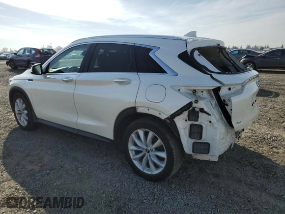 2019 Infiniti QX50 LUXE with VIN 3PCAJ5M32KF125959, listed as a Copart auction lot 39181773 with 76,740 mi miles. Bid and sale history available at carsss.com. Image 2.