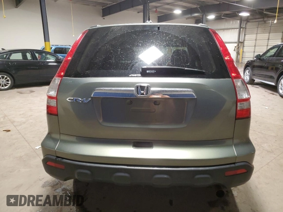2008 Honda CR-V EX-L with VIN JHLRE48758C023062, listed as a Copart auction lot 53842525 with 192,014 mi miles and Salvage Title. Bid and sale history available at carsss.com. Image 6.