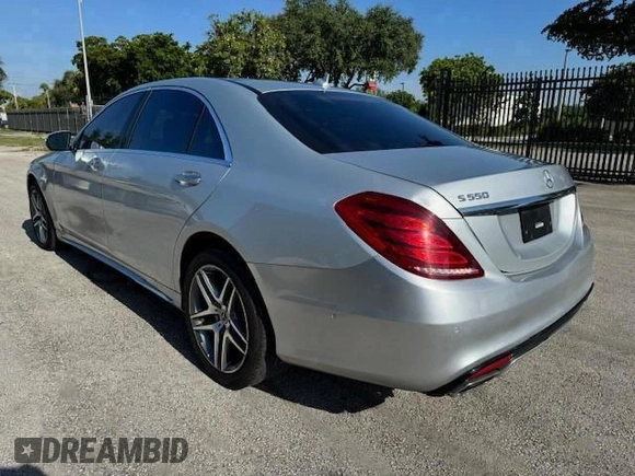 2017 Mercedes-Benz S 550 with VIN WDDUG8CB9HA332278, listed as a Copart auction lot 86728264 with 107,932 mi miles and Salvage Title. Bid and sale history available at carsss.com. Image 2.