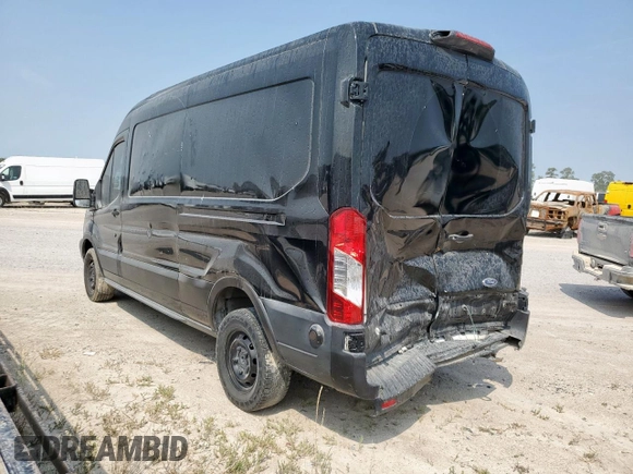 2019 Ford Transit with VIN 1FTYR2CM1KKA09221, listed as a Copart auction lot 56328235 with 223,051 mi miles and Salvage title. Bid and sale history available at DreamBid. Image 2.