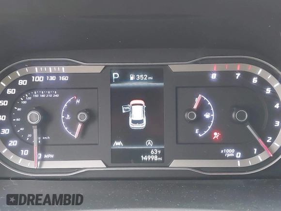 2024 Hyundai Tucson SE with VIN 5NMJA3DE4RH299305, listed as a IAAI auction lot 41200216 with 14,998 mi miles and . Bid and sale history available at DreamBid. Image 7.
