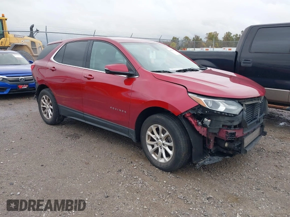 2018 Chevrolet Equinox LT with VIN 2GNAXSEV1J6275005, listed as a IAAI auction lot 40781380 with 112,664 mi miles. Bid and sale history available at carsss.com. Image 1.
