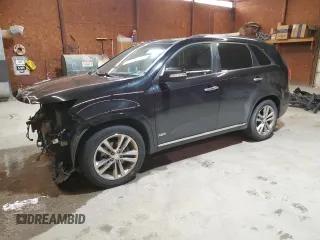 2015 Kia Sorento SX with VIN 5XYKWDA79FG601047, listed as a Copart auction lot 46618305 with 152,698 mi miles and Salvage Title. Bid and sale history available at carsss.com. Image 1.