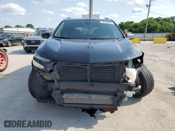 2023 Chevrolet Equinox RS with VIN 3GNAXMEGXPL140736, listed as a Copart auction lot 56400855 with 52,790 mi miles and Salvage title. Bid and sale history available at DreamBid. Image 5.