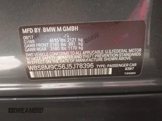 2018 BMW M3 z VIN WBS8M9C56J5J78396, wystawiony jako IAAI lot #42108799 z przebiegiem Nie podano mil oraz . Historia ofert i sprzedaży dostępna na DreamBid. Obrazek 9.