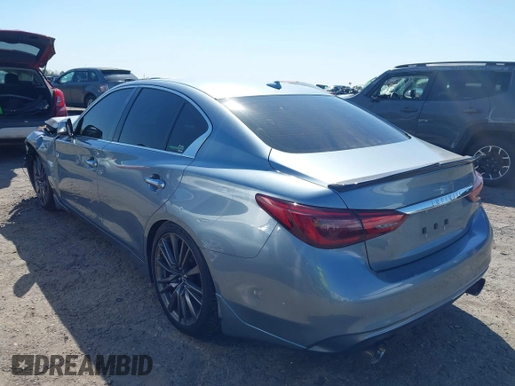 2018 Infiniti Q50 Sport with VIN JN1EV7AP5JM355948, listed as a IAAI auction lot 41872081 with 68,178 mi miles and . Bid and sale history available at carsss.com. Image 3.