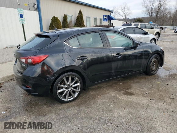 2018 Mazda 3 Touring with VIN 3MZBN1L31JM195107, listed as a Copart auction lot 46064275 with 121,150 mi miles and Non Repairable. Bid and sale history available at carsss.com. Image 3.
