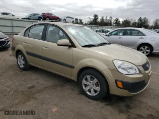 2009 Kia Rio SX with VIN KNADE223996539049, listed as a Copart auction lot 49114175 with 128,072 mi miles and Salvage Title. Bid and sale history available at carsss.com. Image 4.