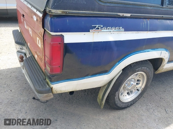 1987 Ford Ranger XL with VIN 1FTCR14A7HPB48449, listed as a IAAI auction lot 42169102 with 29,193 mi miles and . Bid and sale history available at DreamBid. Image 6.