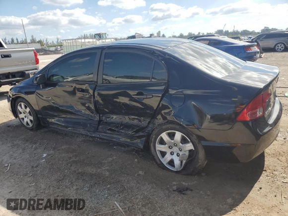 2008 Honda Civic LX z VIN 1HGFA16548L023373, wystawiony jako Copart lot #52052565 z przebiegiem 121 500 mil mil oraz Szkoda całkowita • Salvage title. Historia ofert i sprzedaży dostępna na DreamBid. Obrazek 2.