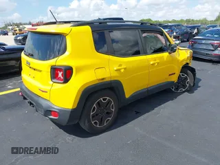 2017 Jeep Renegade Deserthawk with VIN ZACCJBCB3HPF81874, listed as a IAAI auction lot 42190315 with 51,694 mi miles and . Bid and sale history available at DreamBid. Image 4.