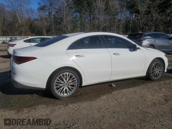 2021 Mercedes-Benz CLA with VIN W1K5J4HB7MN228172, listed as a Copart auction lot 41620665 with 67,268 mi miles and Salvage Title. Bid and sale history available at carsss.com. Image 3.