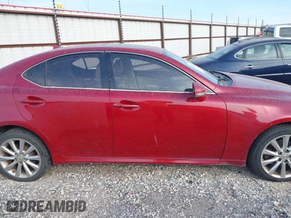 2009 Lexus IS with VIN JTHCK262492032459, listed as a IAAI auction lot 41883677 with 187,740 mi miles. Bid and sale history available at carsss.com. Image 13.