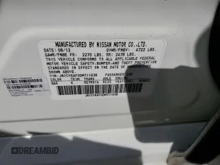 2013 Infiniti G37 Journey with VIN JN1CV6AP0DM711938, listed as a Copart auction lot 50968815 with Not provided miles and Salvage title. Bid and sale history available at DreamBid. Image 15.