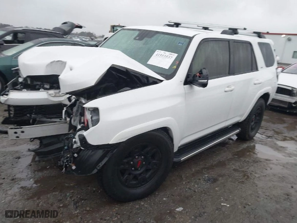 2020 Toyota 4Runner SR5 with VIN JTEBU5JR7L5804063, listed as a IAAI auction lot 41553537 with 63,769 mi miles. Bid and sale history available at carsss.com. Image 2.