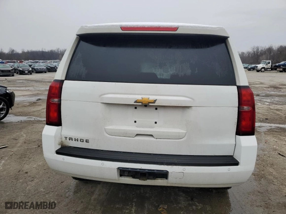 2019 Chevrolet Tahoe LT with VIN 1GNSKBKC0KR122479, listed as a Copart auction lot 44801145 with 108,183 mi miles and Salvage Title. Bid and sale history available at carsss.com. Image 6.