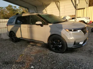 2023 Kia Carnival SX with VIN KNDNE5H33P6217228, listed as a Copart auction lot 74441894 with 22,564 mi miles and Salvage Title. Bid and sale history available at carsss.com. Image 4.