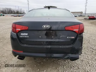 2013 Kia Optima EX with VIN 5XXGN4A79DG198875, listed as a Copart auction lot 48312265 with Not provided miles and Salvage title. Bid and sale history available at DreamBid. Image 6.