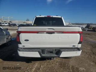 2023 Ford F-150 Lightning Pro with VIN 1FTVW1EV5PWG43000, listed as a Copart auction lot 42684545 with 16,646 mi miles and Salvage Title. Bid and sale history available at carsss.com. Image 6.