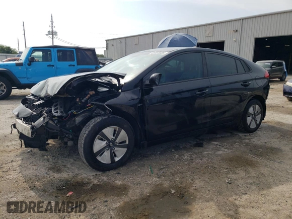 2017 Hyundai Ioniq Blue z VIN KMHC65LC5HU043652, wystawiony jako Copart lot #56003025 z przebiegiem Nie podano mil oraz Szkoda całkowita • Salvage title. Historia ofert i sprzedaży dostępna na DreamBid. Obrazek 1.
