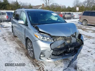 2019 Toyota Sienna XLE with VIN 5TDDZ3DC8KS218961, listed as a IAAI auction lot 41595535 with 64,944 mi miles and . Bid and sale history available at DreamBid. Image 1.