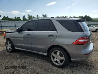 2014 Mercedes-Benz M 350 with VIN 4JGDA5JB6EA372418, listed as a Copart auction lot 60975265 with 134,387 mi miles and Salvage title. Bid and sale history available at DreamBid. Image 2.
