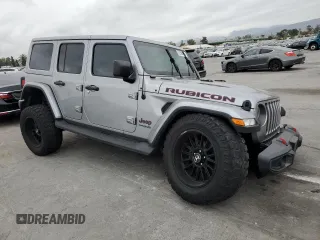 2018 Jeep Wrangler Unlimited Rubicon z VIN 1C4HJXFG9JW237646, wystawiony jako Copart lot #52906915 z przebiegiem 43 667 mil mil oraz Szkoda całkowita • Salvage title. Historia ofert i sprzedaży dostępna na DreamBid. Obrazek 4.