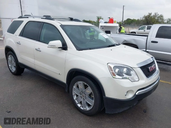 2010 GMC Acadia SLT2 with VIN 1GKLVNED2AJ171114, listed as a IAAI auction lot 41854890 with 169,939 mi miles and . Bid and sale history available at DreamBid. Image 1.