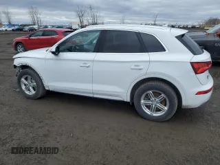 2020 Audi Q5 Premium with VIN WA1ANAFY4L2043820, listed as a Copart auction lot 52306765 with 102,821 mi miles and Salvage title. Bid and sale history available at DreamBid. Image 2.