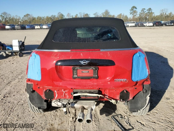 2021 MINI Convertible Cooper S with VIN WMWWJ5C05M3M41558, listed as a Copart auction lot 84154054 with NaN miles and Salvage Title. Bid and sale history available at carsss.com. Image 6.