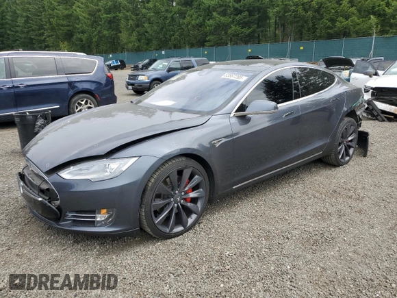 2016 Tesla Model S 90D with VIN 5YJSA1E42GF123351, listed as a Copart auction lot 63867265 with Not provided miles and Salvage title. Bid and sale history available at DreamBid. Image 1.