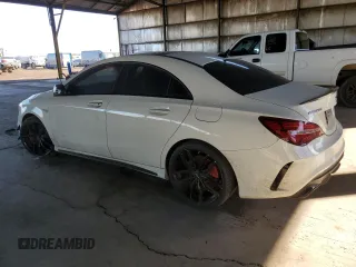 2017 Mercedes-Benz CLA 45 AMG with VIN WDDSJ5CB1HN453354, listed as a Copart auction lot 80338774 with 29,591 mi miles and Salvage Title. Bid and sale history available at DreamBid. Image 2.
