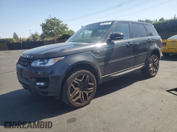 2015 Land Rover Range Rover Sport Autobiography with VIN SALWV2TF4FA608543, listed as a Copart auction lot 58816735 with 105,379 mi miles and Clean title. Bid and sale history available at DreamBid. Image 1.