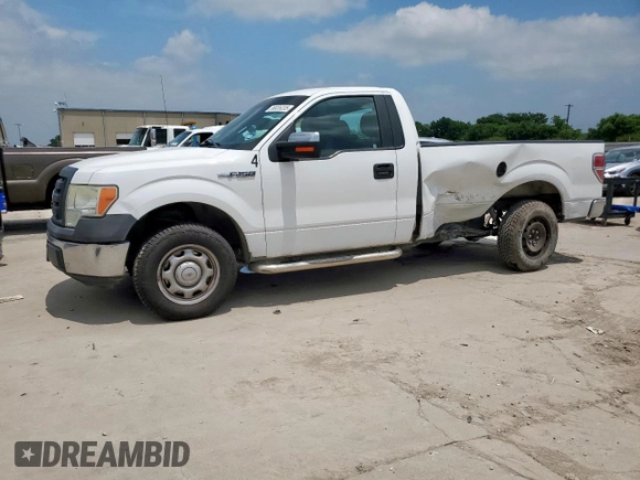 2012 Ford F-150 XL with VIN 1FTNF1CF0CKD94098, listed as a Copart auction lot 58035235 with 169,584 mi miles and Salvage title. Bid and sale history available at DreamBid. Image 1.