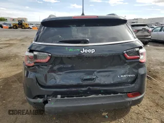 2018 Jeep Compass Limited z VIN 3C4NJCCB0JT367938, wystawiony jako Copart lot #54903035 z przebiegiem 50 310 mil mil oraz Szkoda całkowita • Salvage title. Historia ofert i sprzedaży dostępna na DreamBid. Obrazek 6.