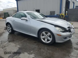 2006 Mercedes-Benz SLK 280 z VIN WDBWK54F76F091837, wystawiony jako Copart lot #47734745 z przebiegiem 253 458 mil mil oraz Szkody całkowita. Historia ofert i sprzedaży dostępna na DreamBid. Obrazek 4.