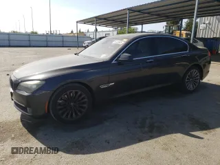 2012 BMW 7 Series 740i with VIN WBAKA4C54CC613419, listed as a Copart auction lot 54420885 with 104,006 mi miles and Salvage Title. Bid and sale history available at carsss.com. Image 1.